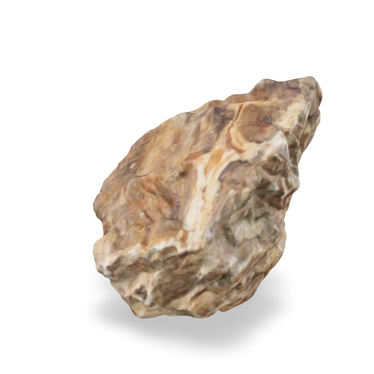 Versteinertes Holz 3D Nr. 107 (18x17x10cm)
