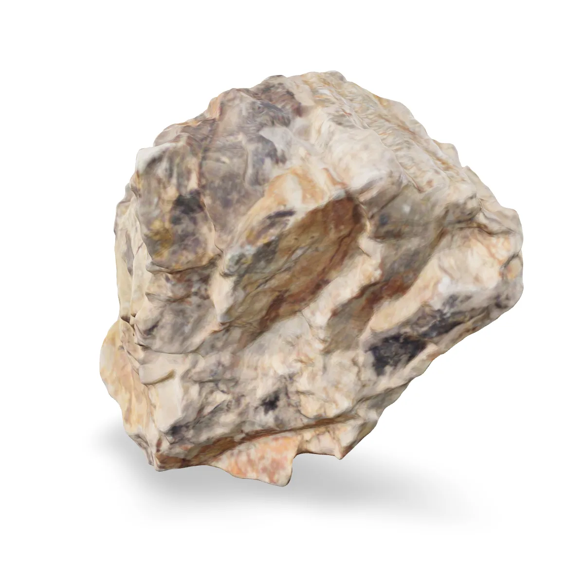 Versteinertes Holz 3D Nr. 110 (18x16x15cm)