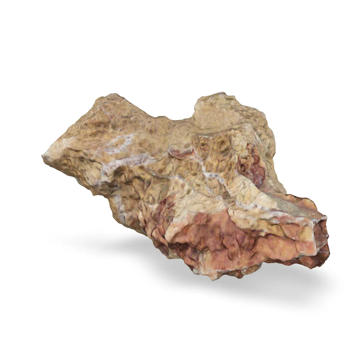 Versteinertes Laub 3D Nr. 58 (29x14x16cm)