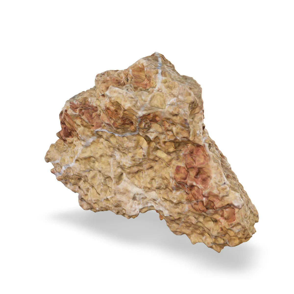 Versteinertes Laub 3D Nr. 59 (27x17x22cm)