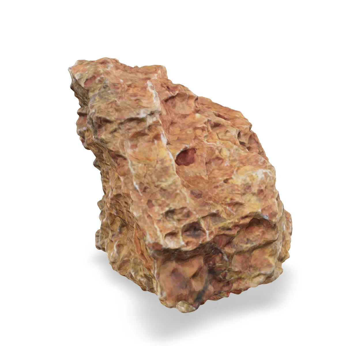 Versteinertes Laub 3D Nr. 95 (25x21x17cm)
