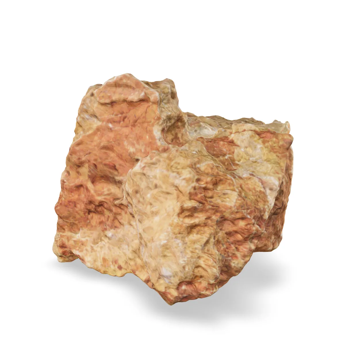 Versteinertes Laub 3D Nr. 97 (24x19x20cm)