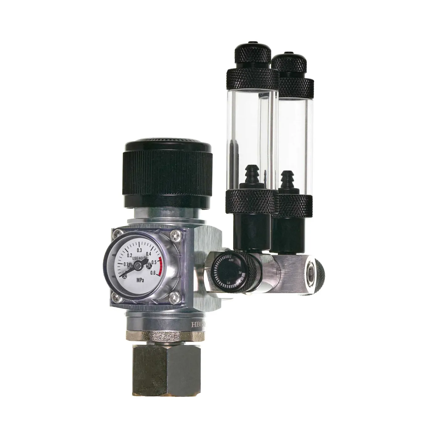 Strideways PRO CO2 Druckminderer | Splitter Set mit 2-fach Anschluss