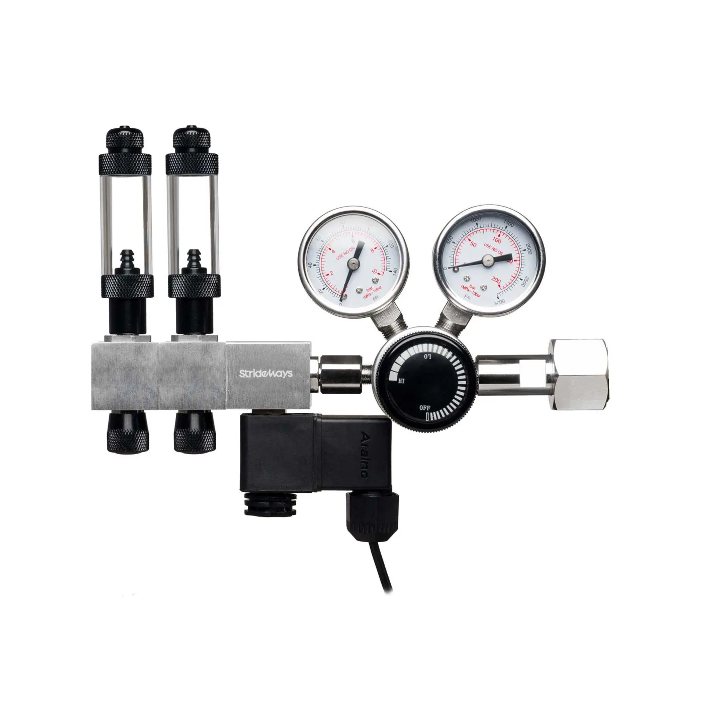 Strideways PRO PLUS CO2 Druckminderer - Extender Set