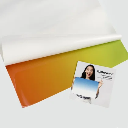 Lightground Verlaufsfolie nicht transparent