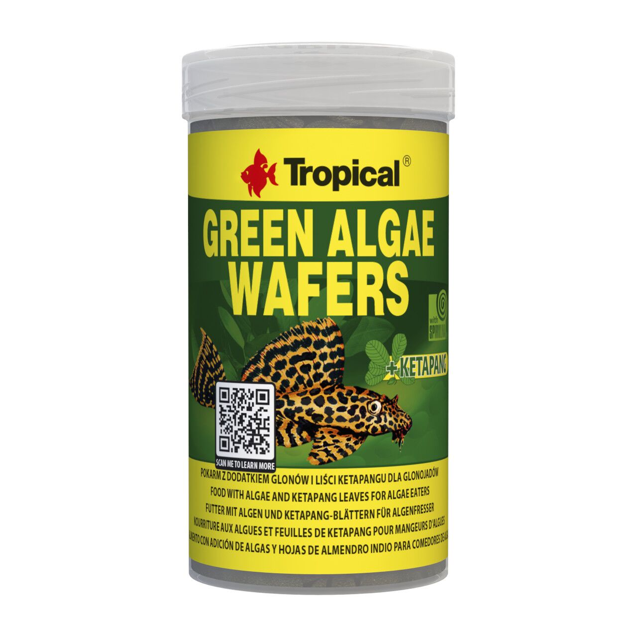 Tropical Green Algae Wafers - Futter Chips mit hohem Algenanteil