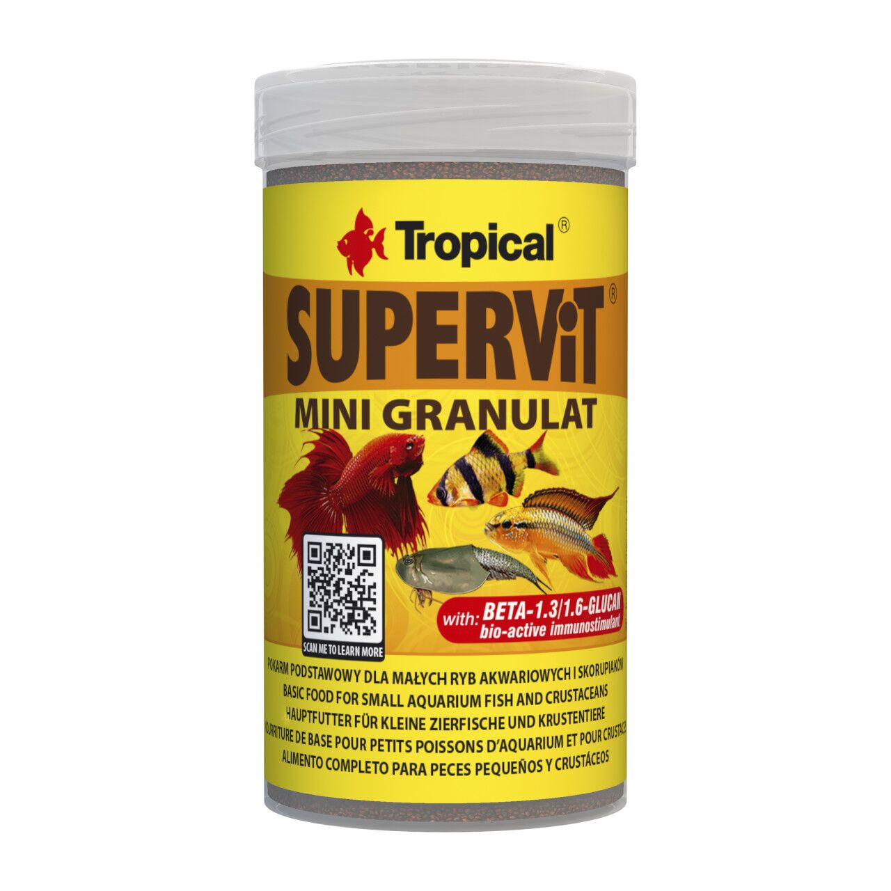 Tropical Supervit Mini Granulat 100 ml - Minigranluat für kleine Fisch