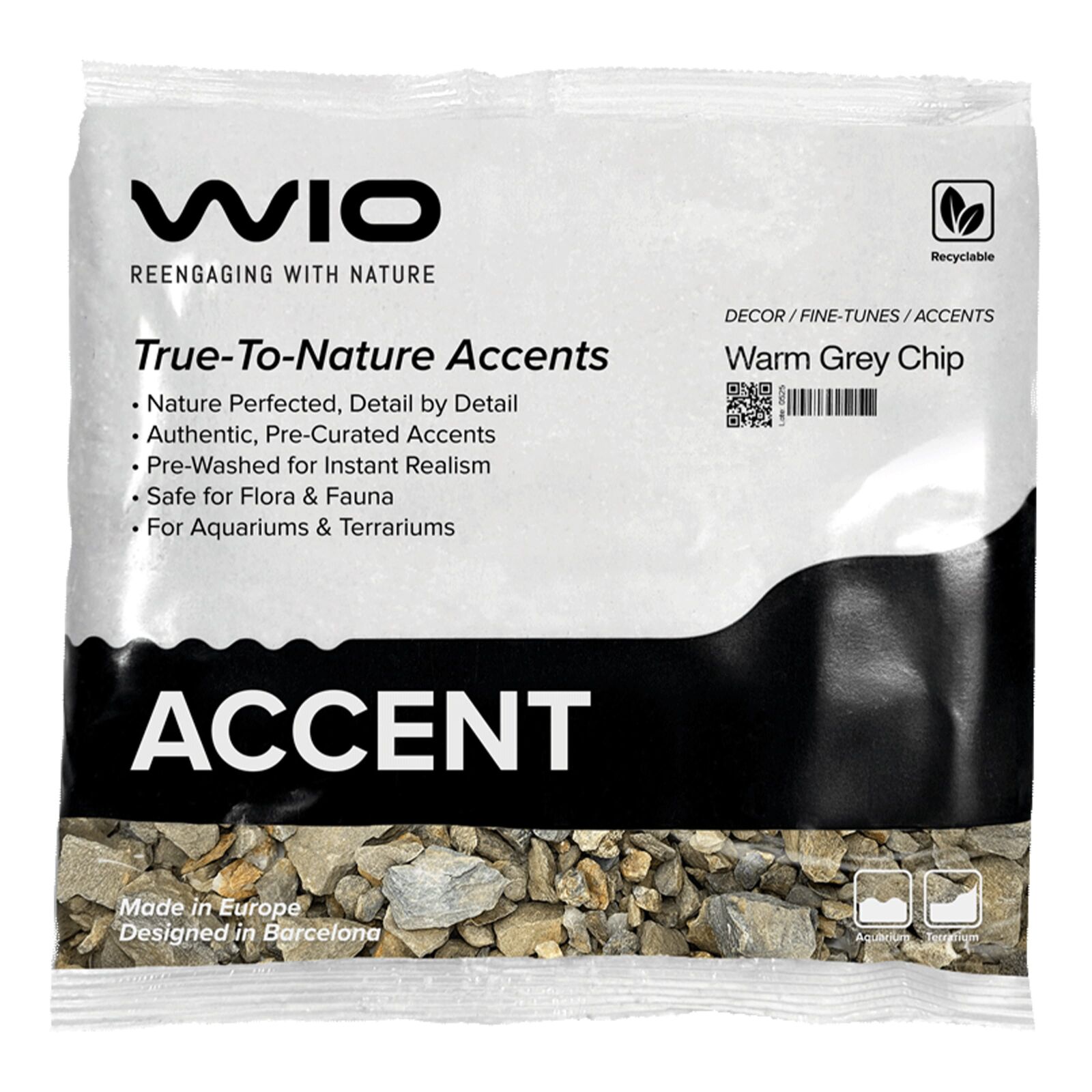 WIO - Accents - Warm Grey Accent - 0,3-3 cm - 750 g