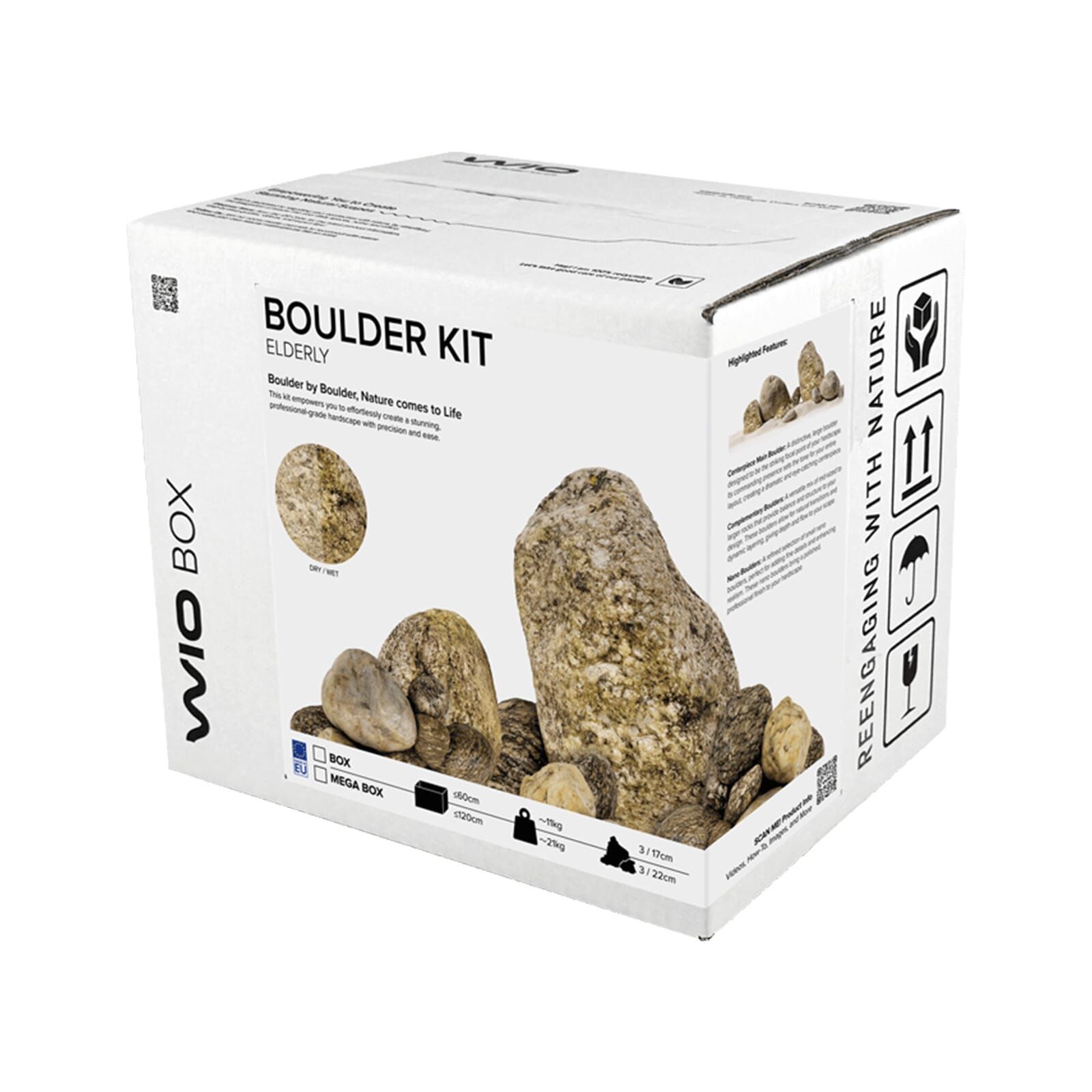 WIO - Stones - Elderly Boulder - Set 60 cm