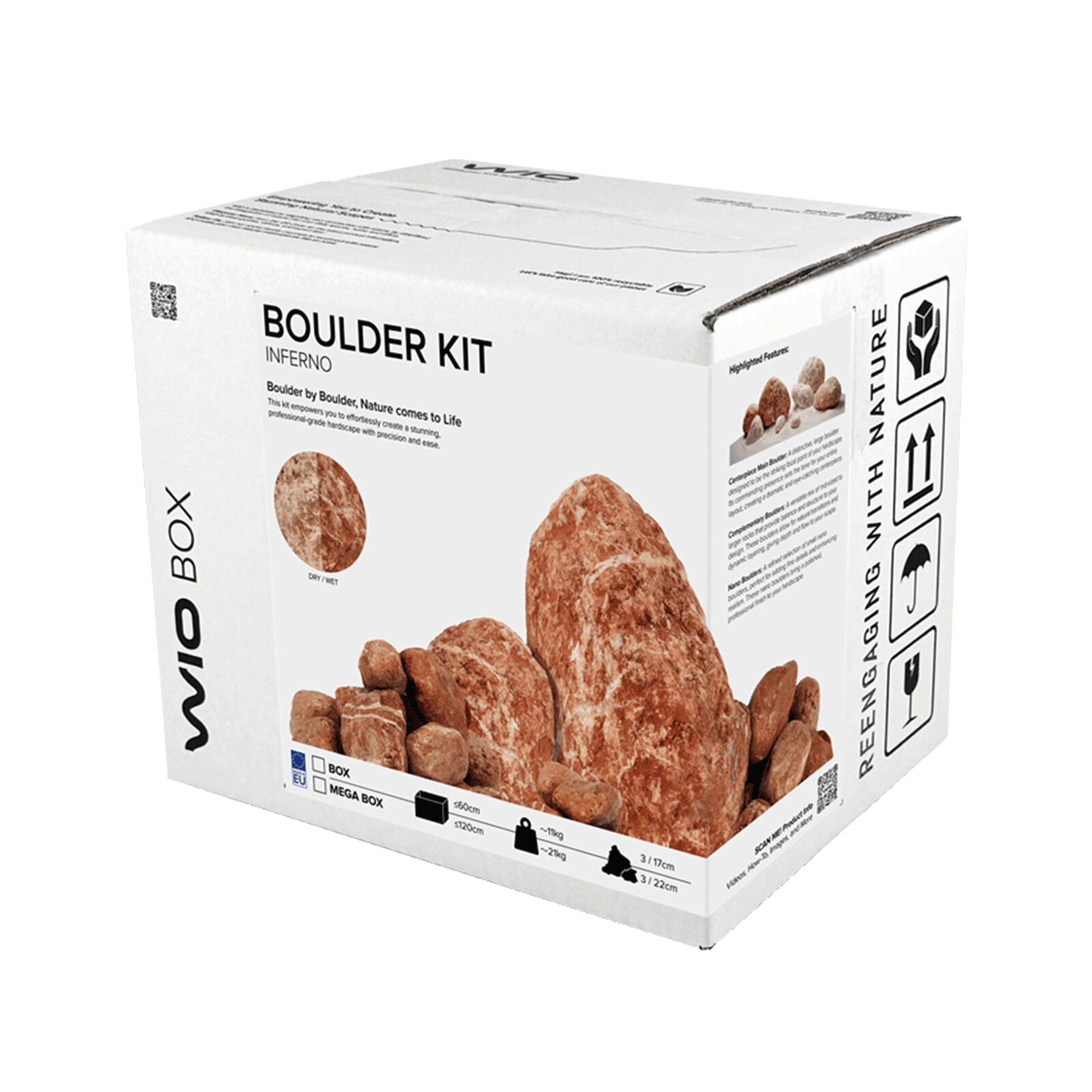 WIO - Stones - Inferno Boulder - Set 60 cm