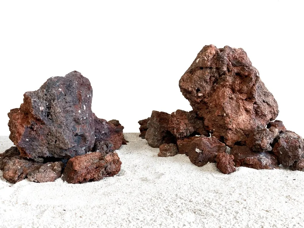 WIO - Stones - Wild Red Lava Stone - Set 60 cm